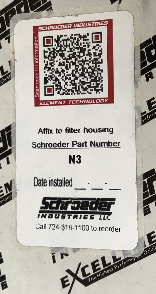 SCHROEDER N3 / N3 (NEW IN BOX)