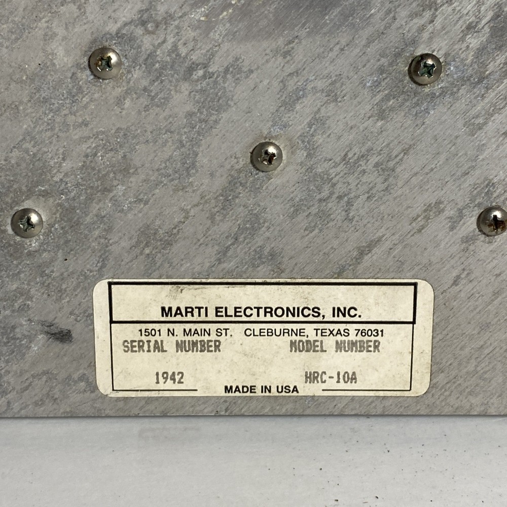 Marti Electronics HRC-10A STL Transmitter Combiner - Untested As Is