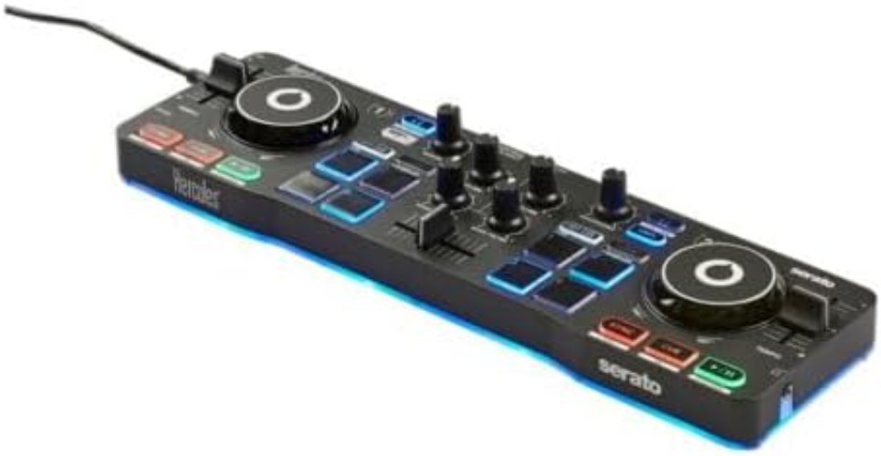 Touch-Sensitive DJ Controller | Built-in Sound Card