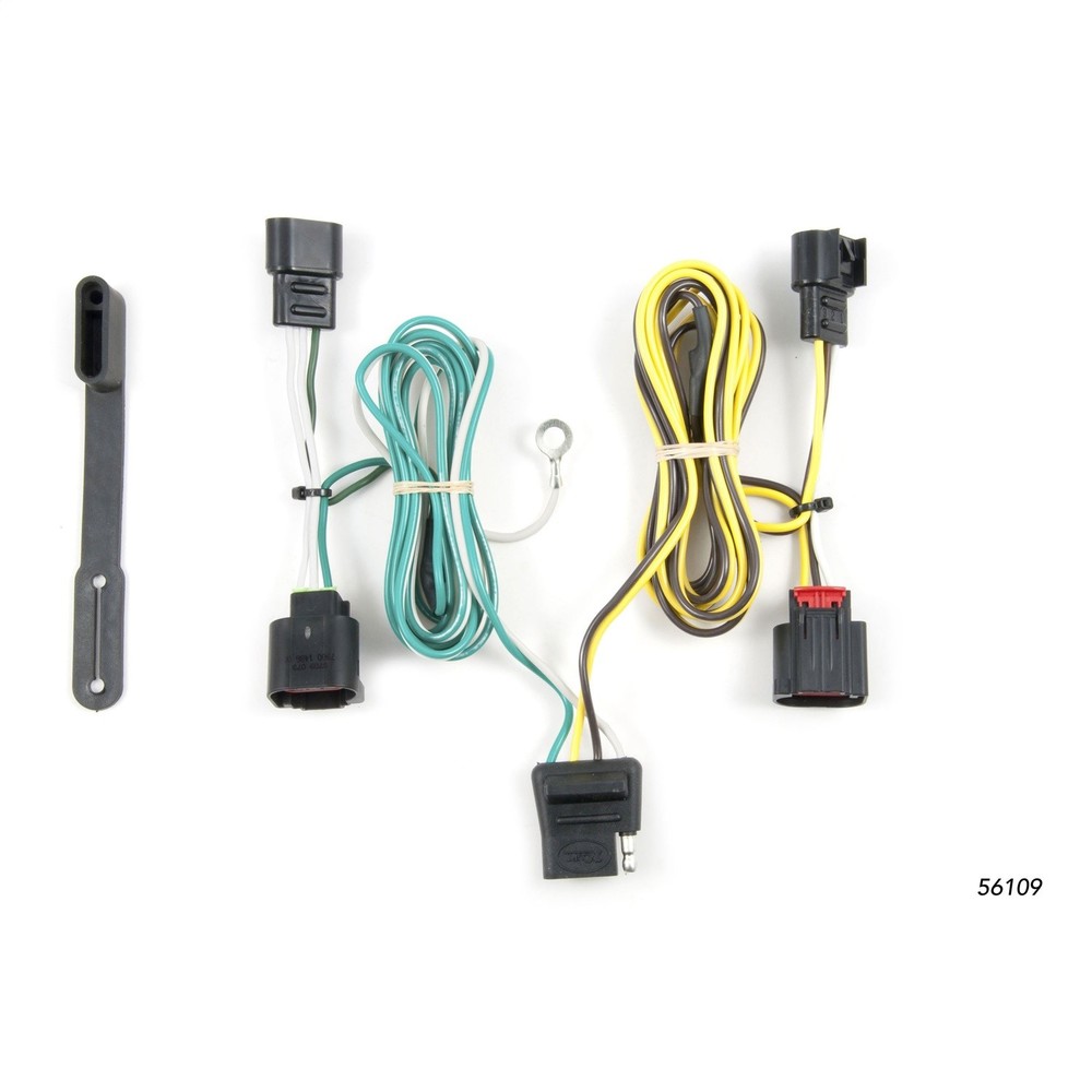 CURT 56109 Custom Wiring Harness, 4-Way Flat Output for Select Dodge Journey