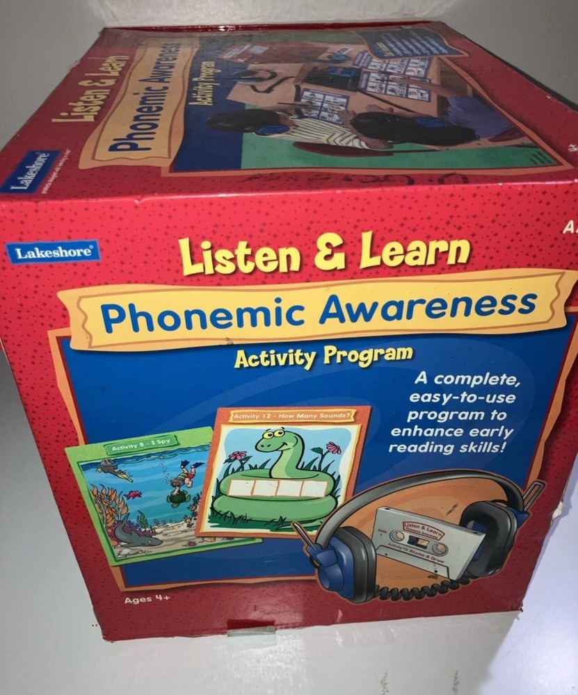 Lakeshore Listen &Learn Phonemic Awareness Activity Program - Preowned