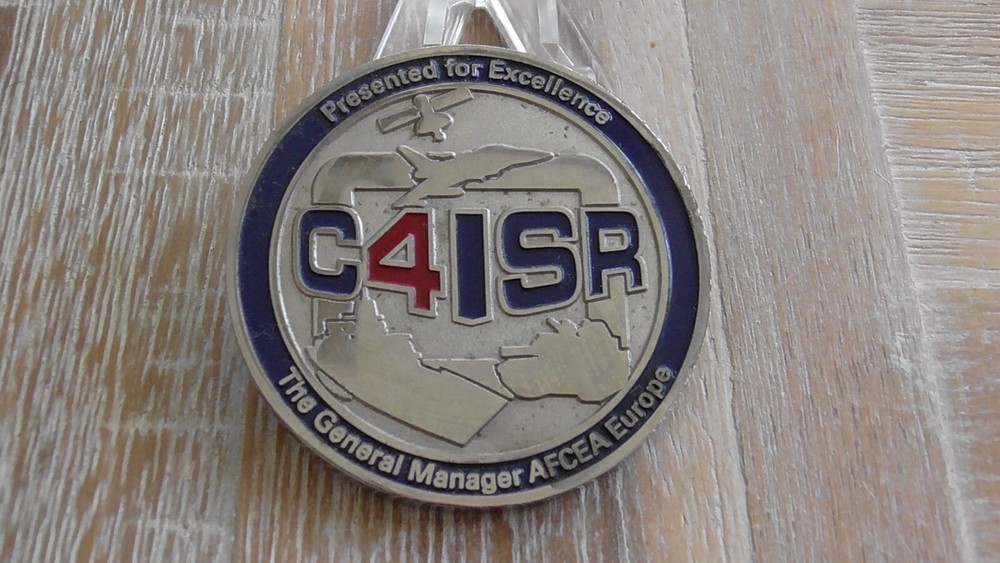 AFCEA Europe Armed Forces Communications & Electronics Assoc Challenge Coin A771