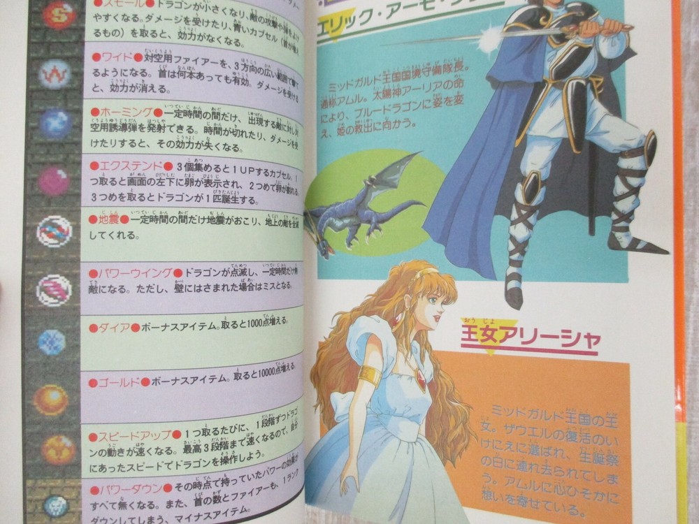 DRAGON SPIRIT Guide PC Engine Book 1988 Japan FT38