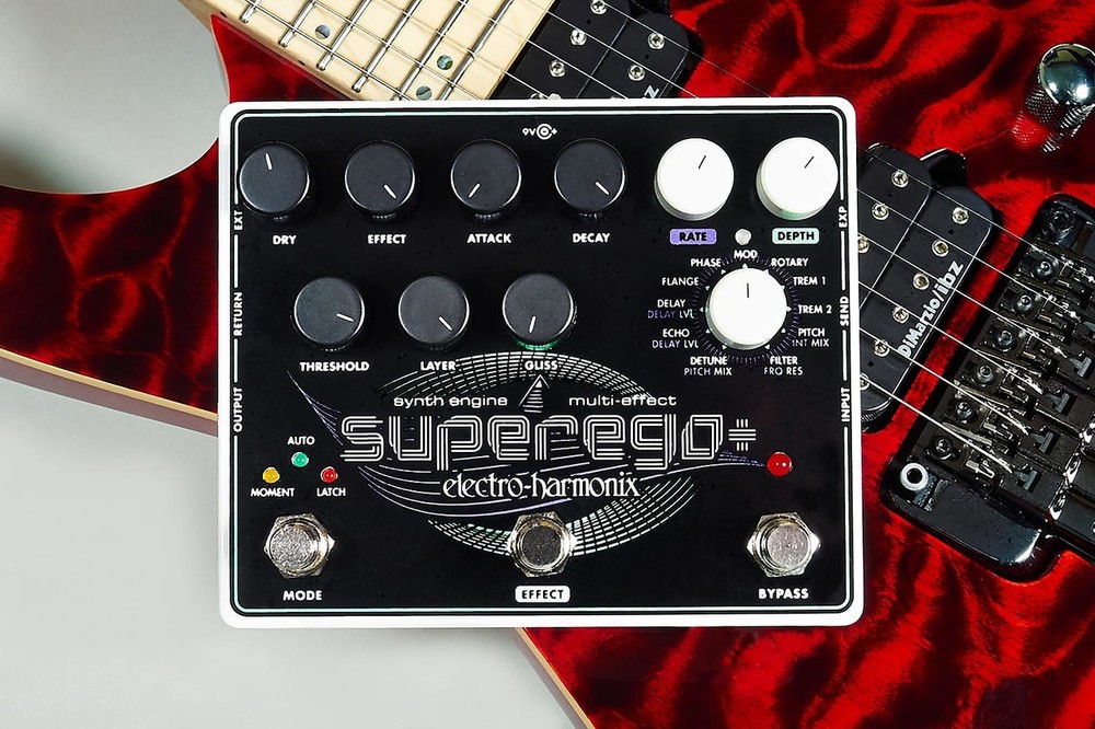 Electro Harmonix Superego Plus Super Synth Engine Guitar Effect Pedal W/Effects