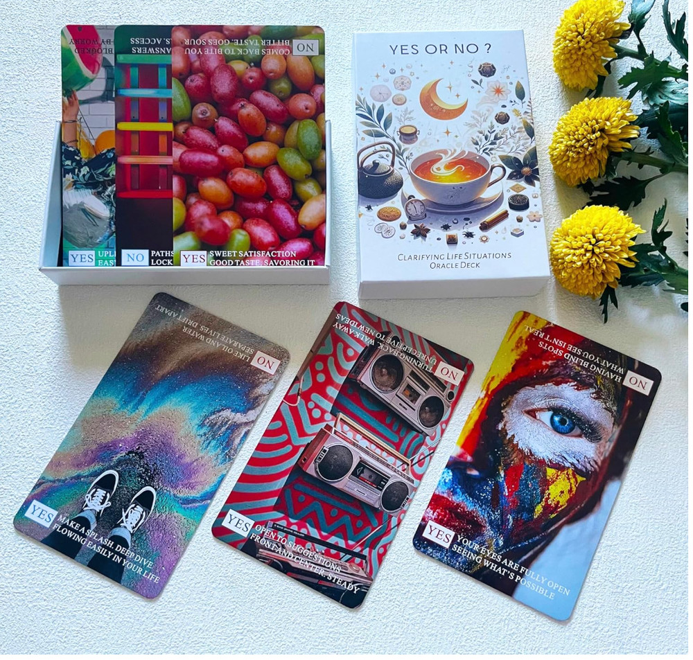 Yes or No? Clarifying Life Situations Oracle Cards Deck