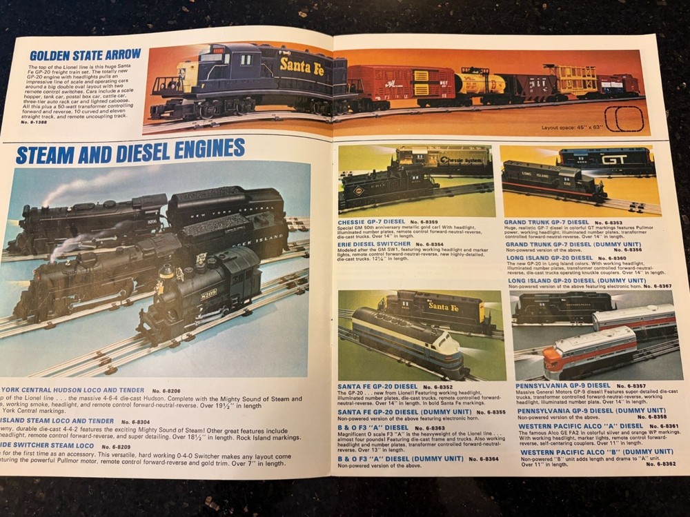Lionel 1973 Model Train and Accessories Catalog