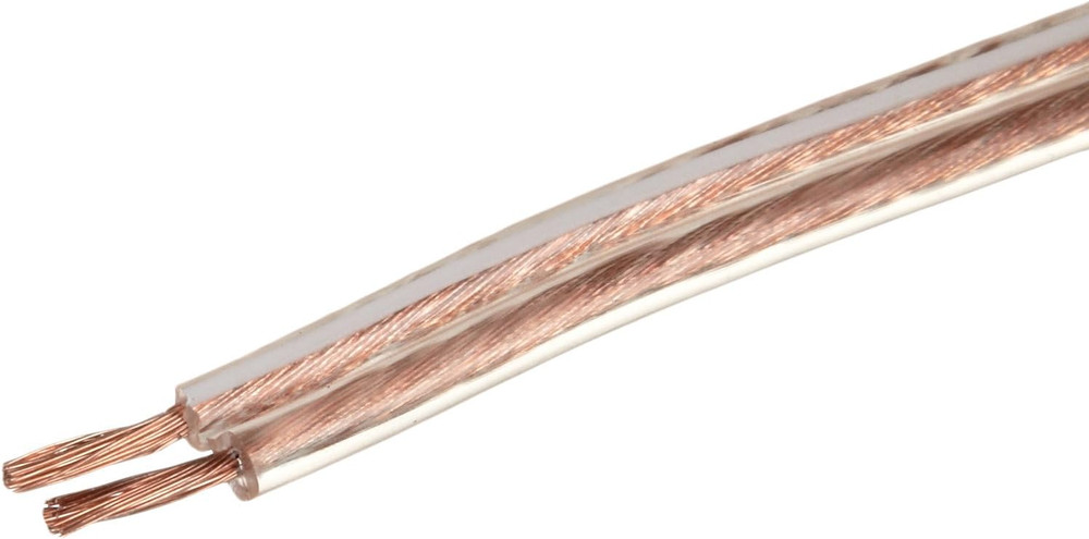 Speaker Cable, Easy Assembly, 16-Gauge, Bronze, 100 ft