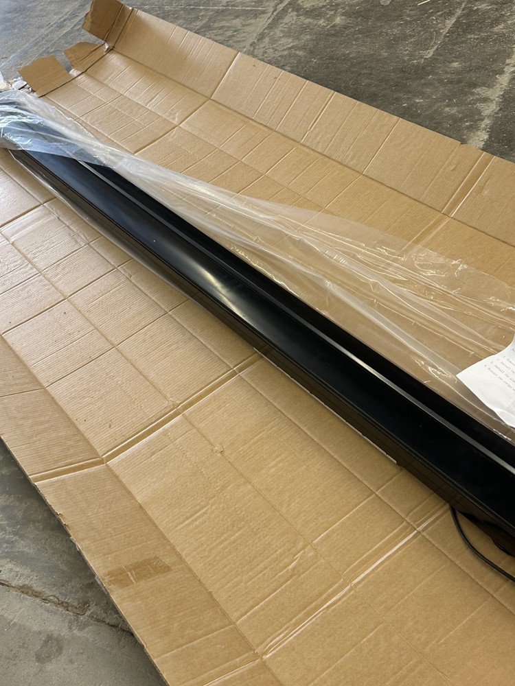 Girard Awning GG 750 . 16'x 8' BLK 12v Armless Awning. Black , LED (WH)