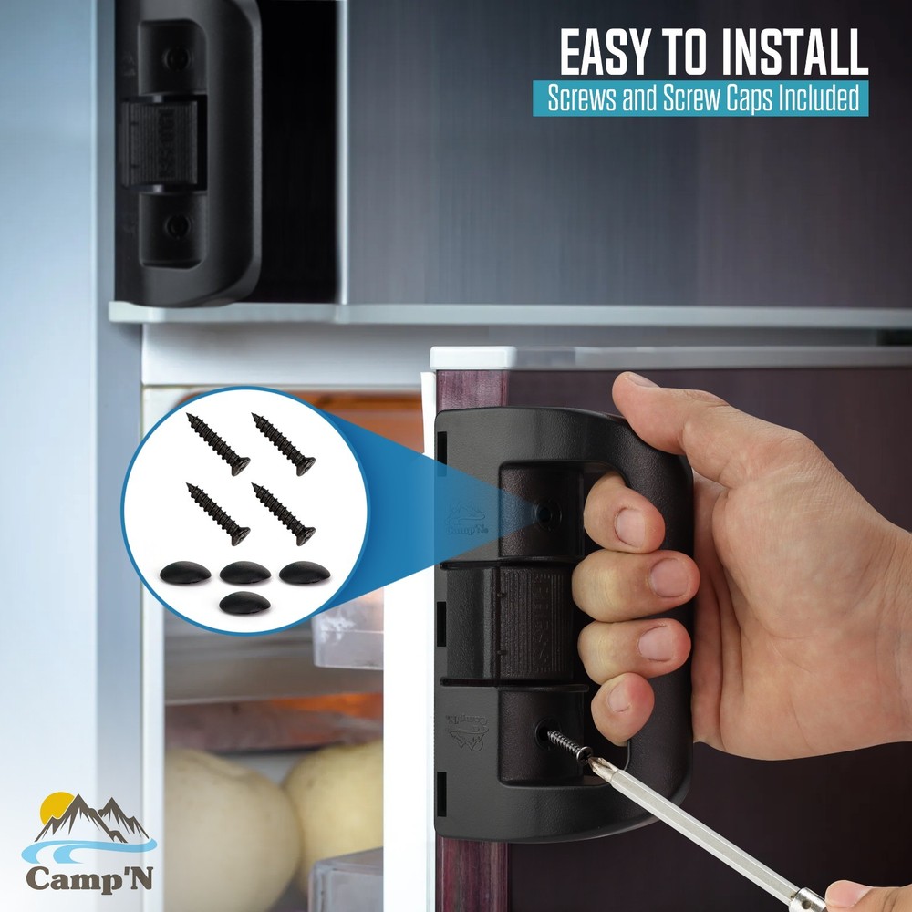 RV Refrigerator Door Latch - RV Fridge Door Latch - Fits Dometic Fridge Handle