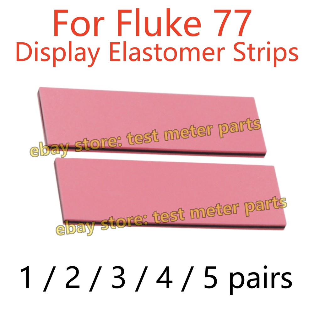 LCD Display Connector Kits For Fluke 77 Digital Multimeter Elastomer Strips Part