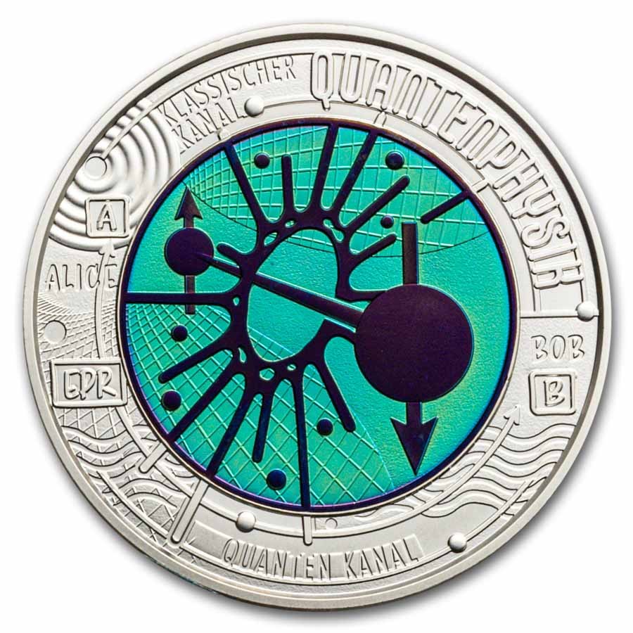 2026 Austria Silver/Niobium Quantum Physics €25 BU