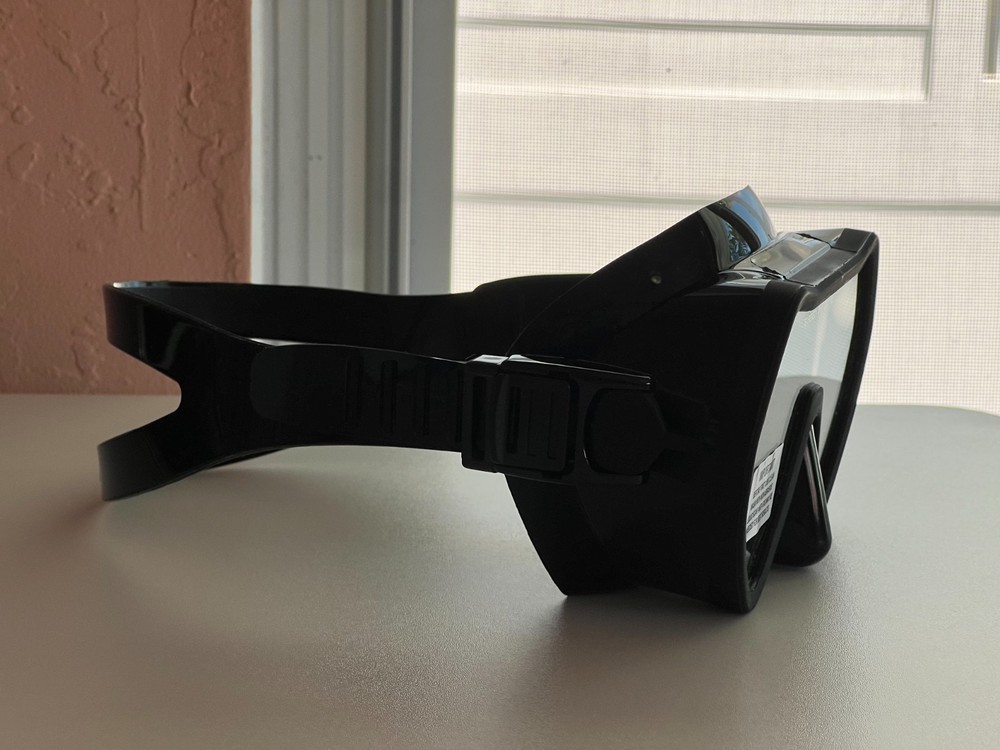 Riffe Frameless Mask - Black w/ Clear Lens - Open Box