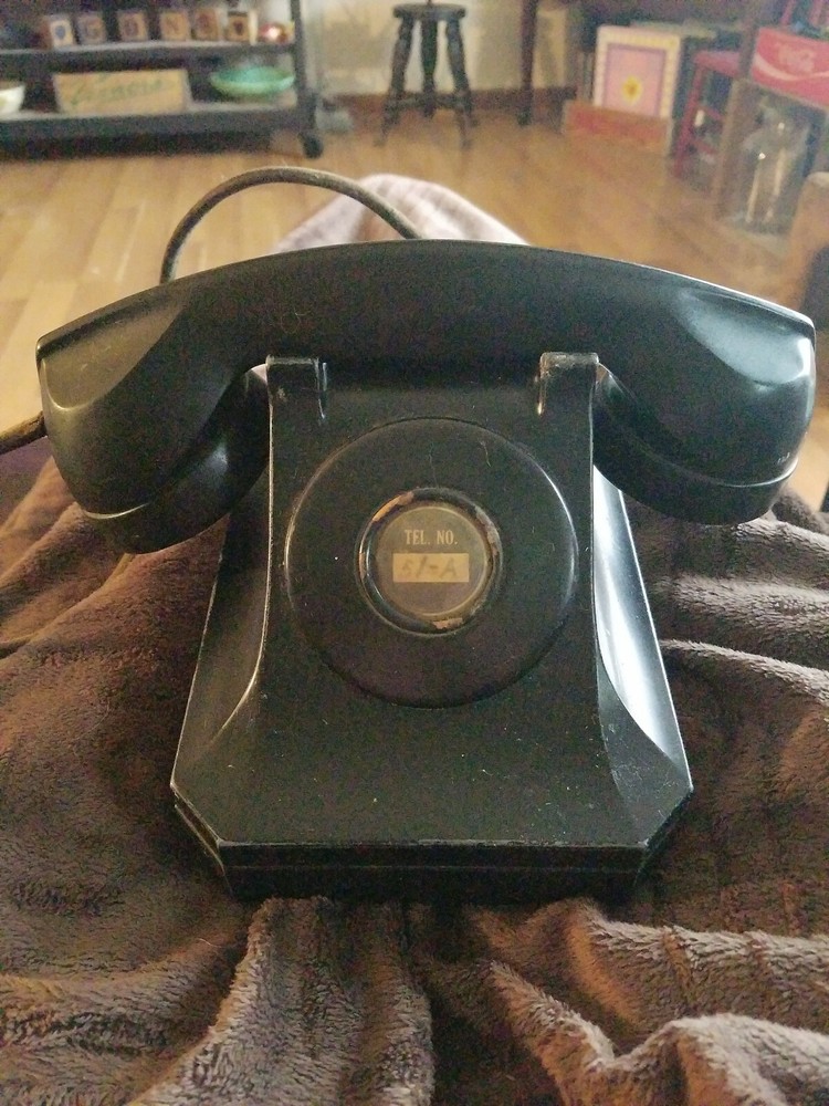 Vintage Stromberg Carlson Telephone Phone No Dial Bakelite Operator System