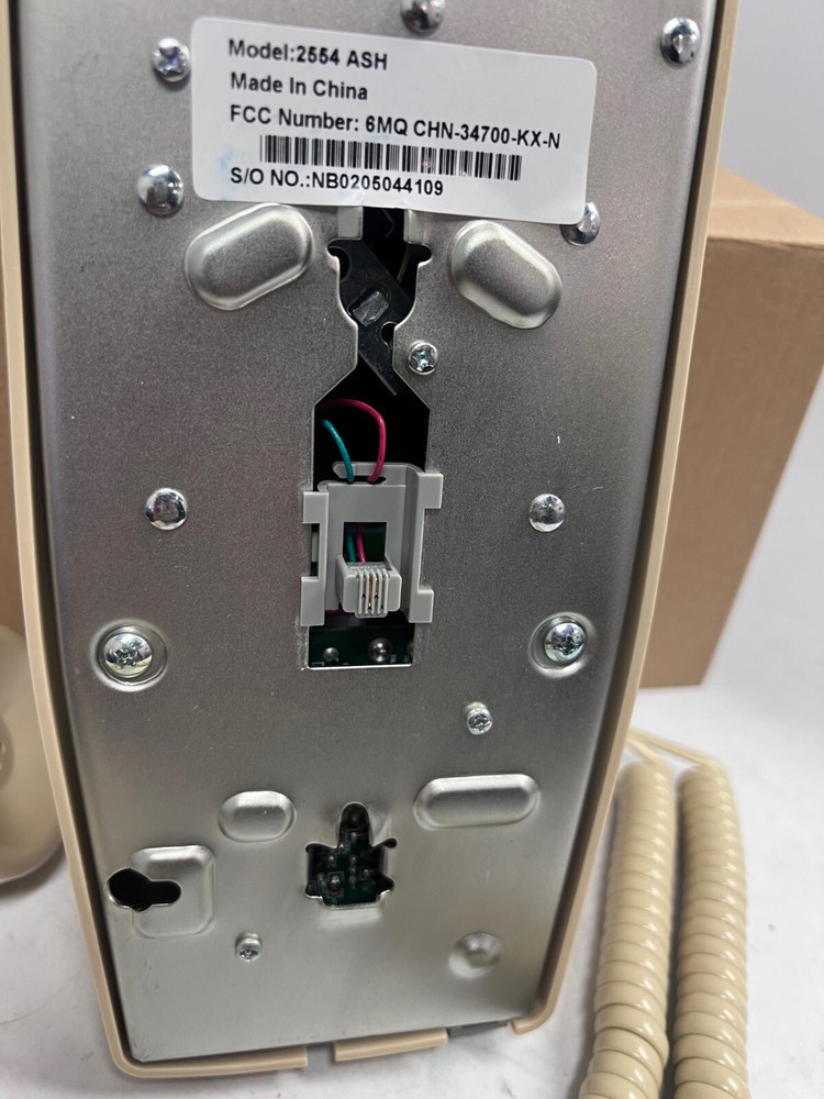 NEW 2554 Single-Line Wall Telephone (Ash)