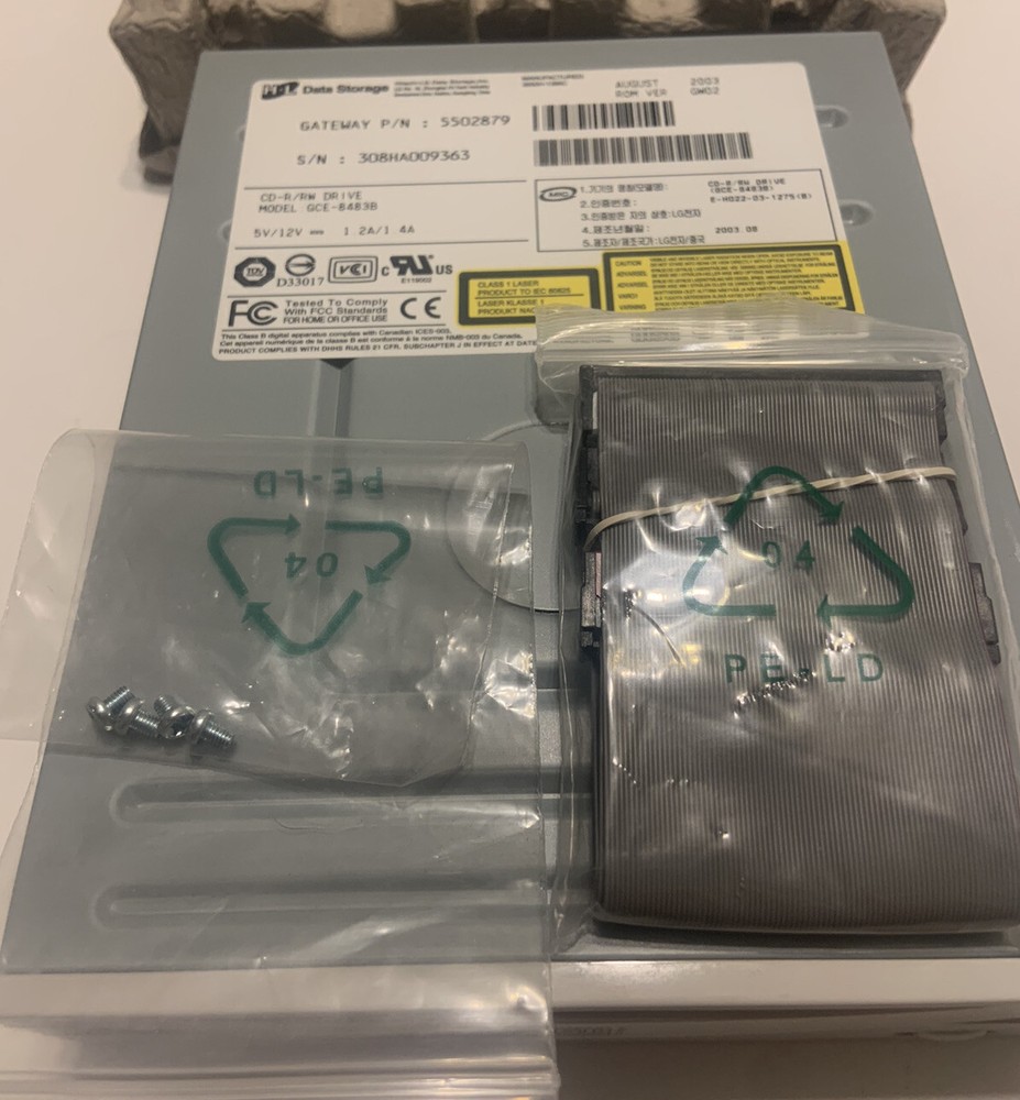 HL Data Storage CD-R/RW DRIVE MODEL : GCE-8483B PreOwned