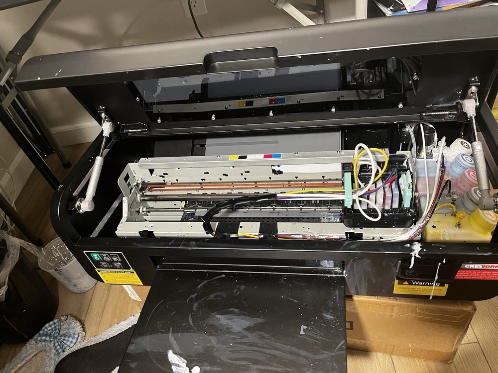 CREWORKS V720 Wide/Large Format Inkjet Printer with Roll Holder – DTF Ready