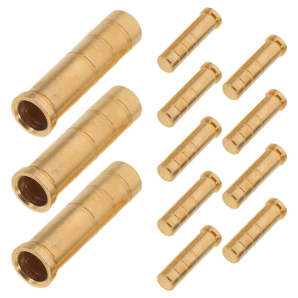 12 Pcs Arrow Connection Seat Points Insert Inserts Archery Brass Connector