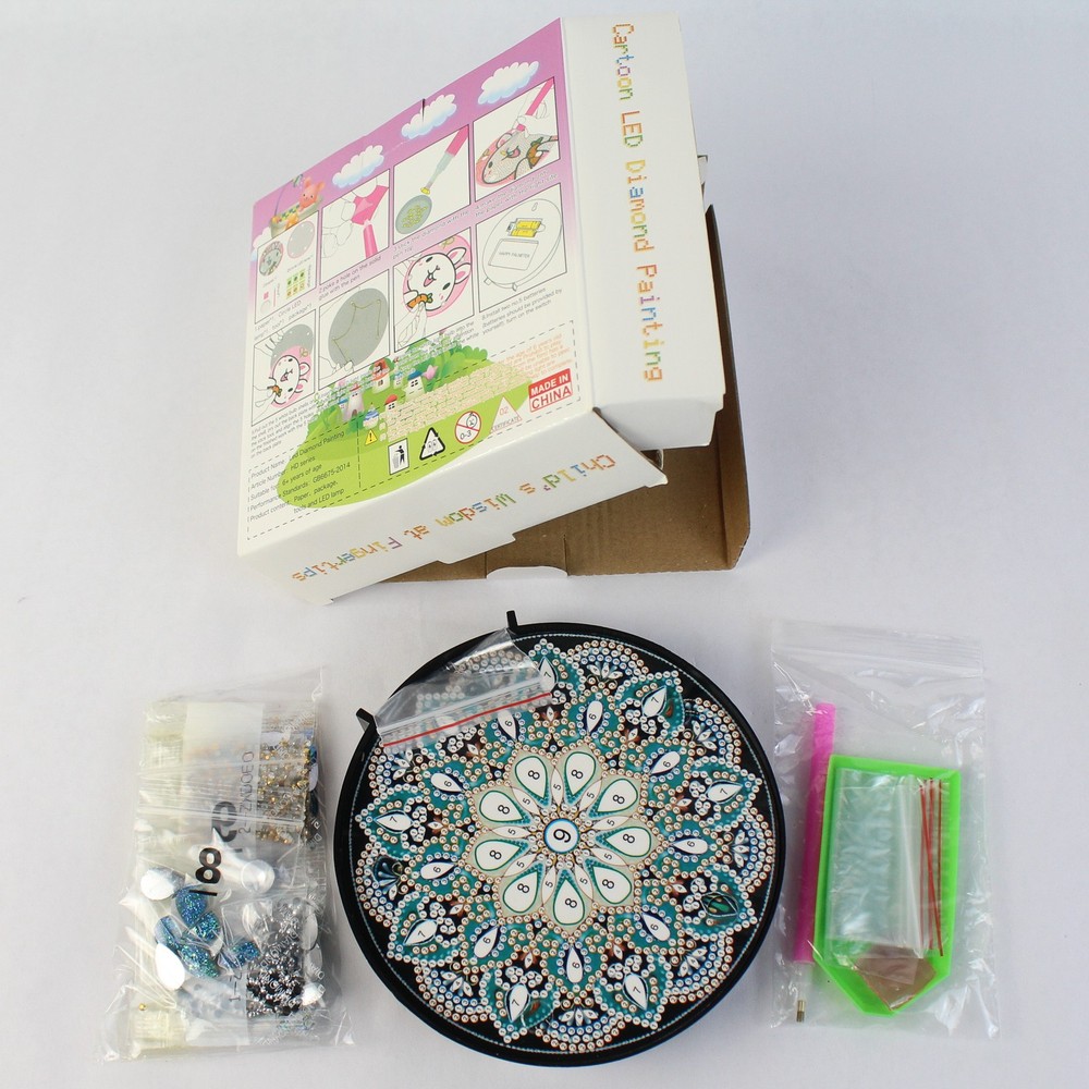 Cartoon LED Diamond Painting Kit Open Box