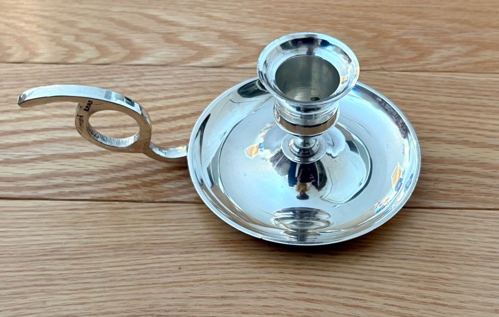 Leonard Silver-Plated Chamberstick and Snuffer No. 8213