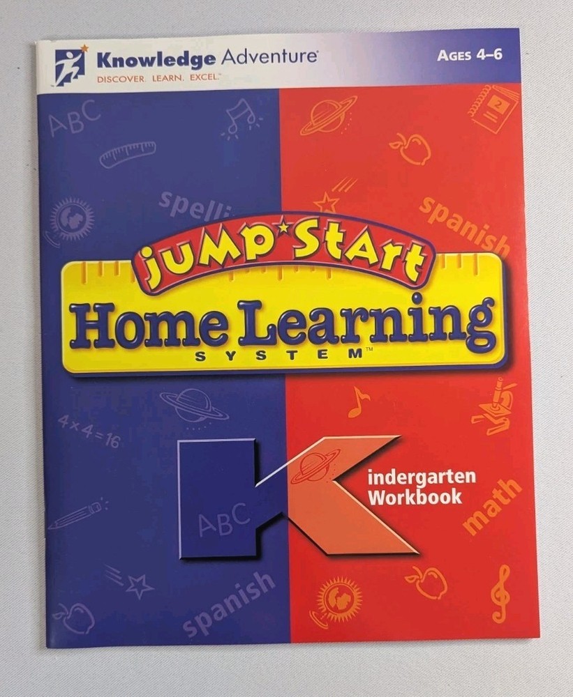 Knowledge Adventure Jump Start Home Learning System K-5 Set 1998 Workbooks More