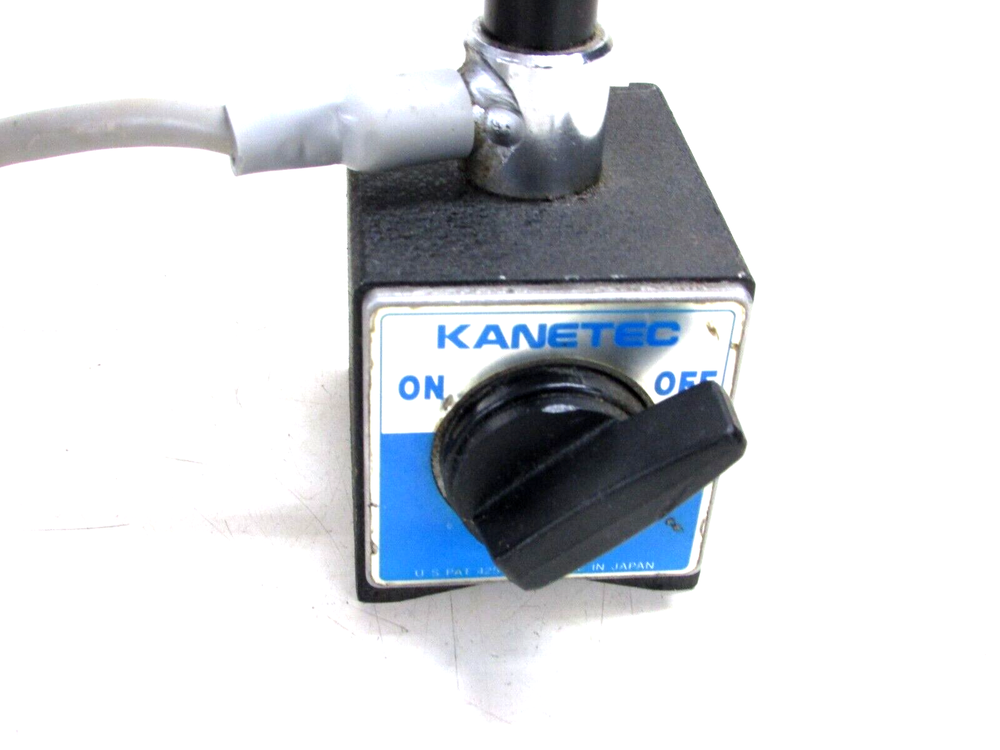 KANETEC MAGNETIC BASE w/ ADJUSTABLE WORK LIGHT, for drill press or other machine