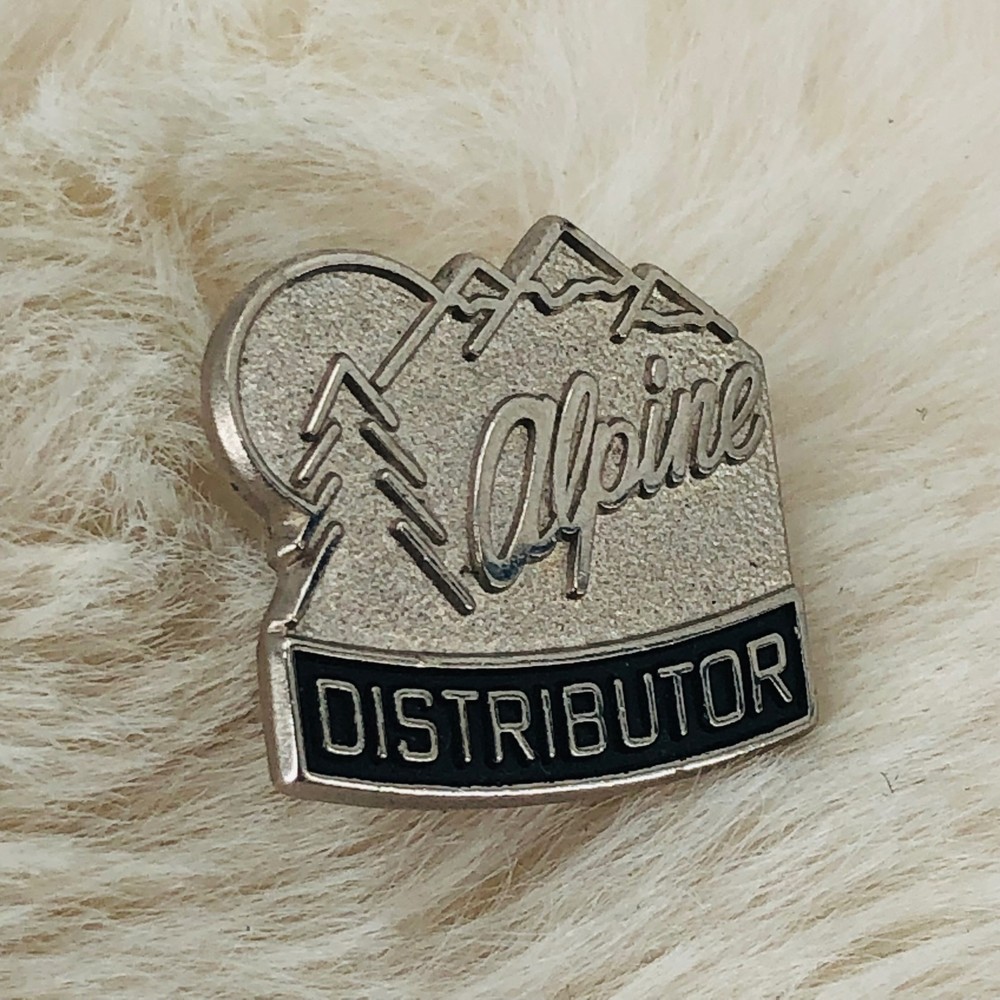 Alpine Distributor Employee Service Silver Tone Lapel Pin