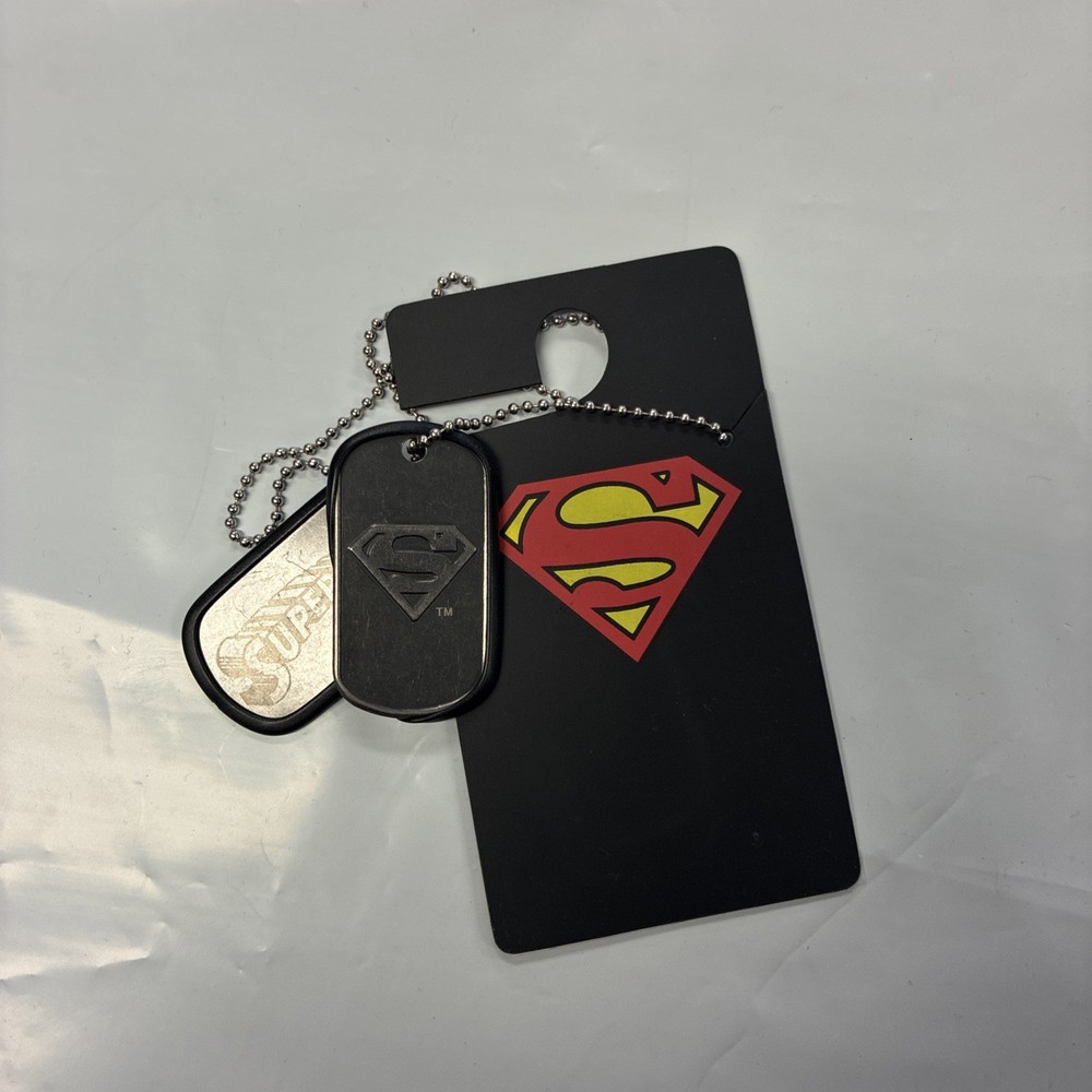 Super Man Stainless Steel Dog Tags