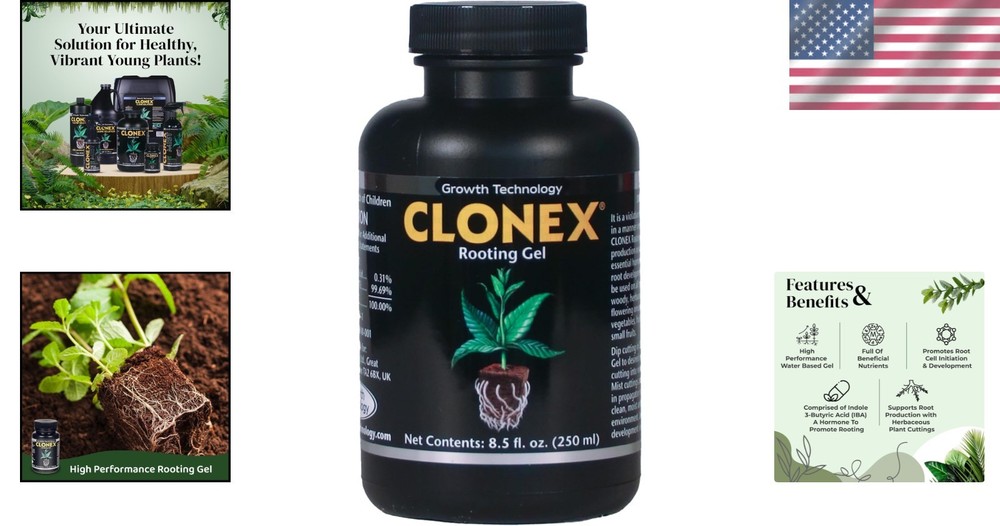 Rooting Gel for Plant Cuttings - High-Performance Formula