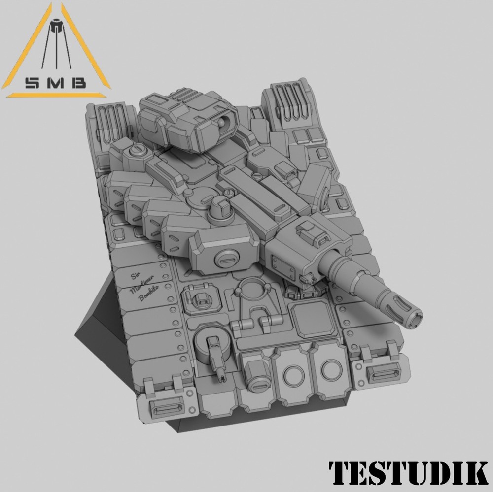 Testudik - 6mm Sir Mortimer Tank x 2