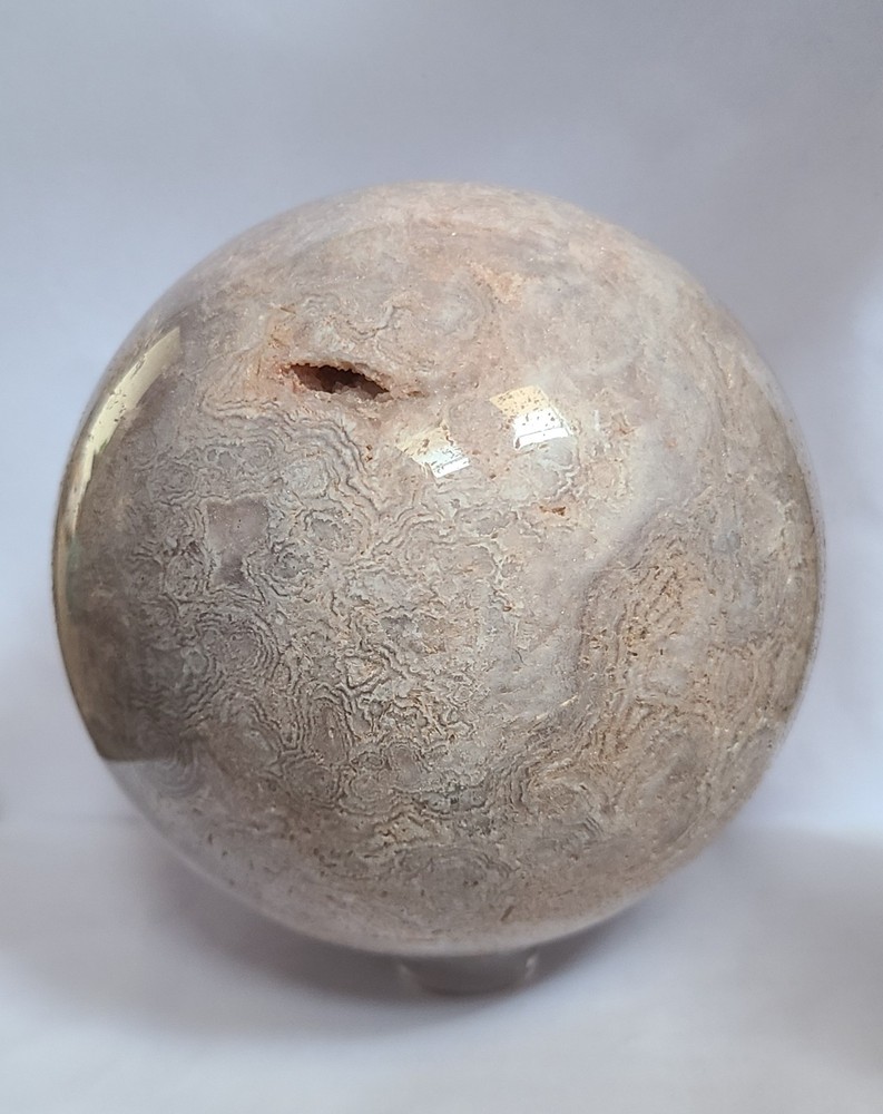 Huge Detailed Pink Amethyst Sphere Over 5lbs!