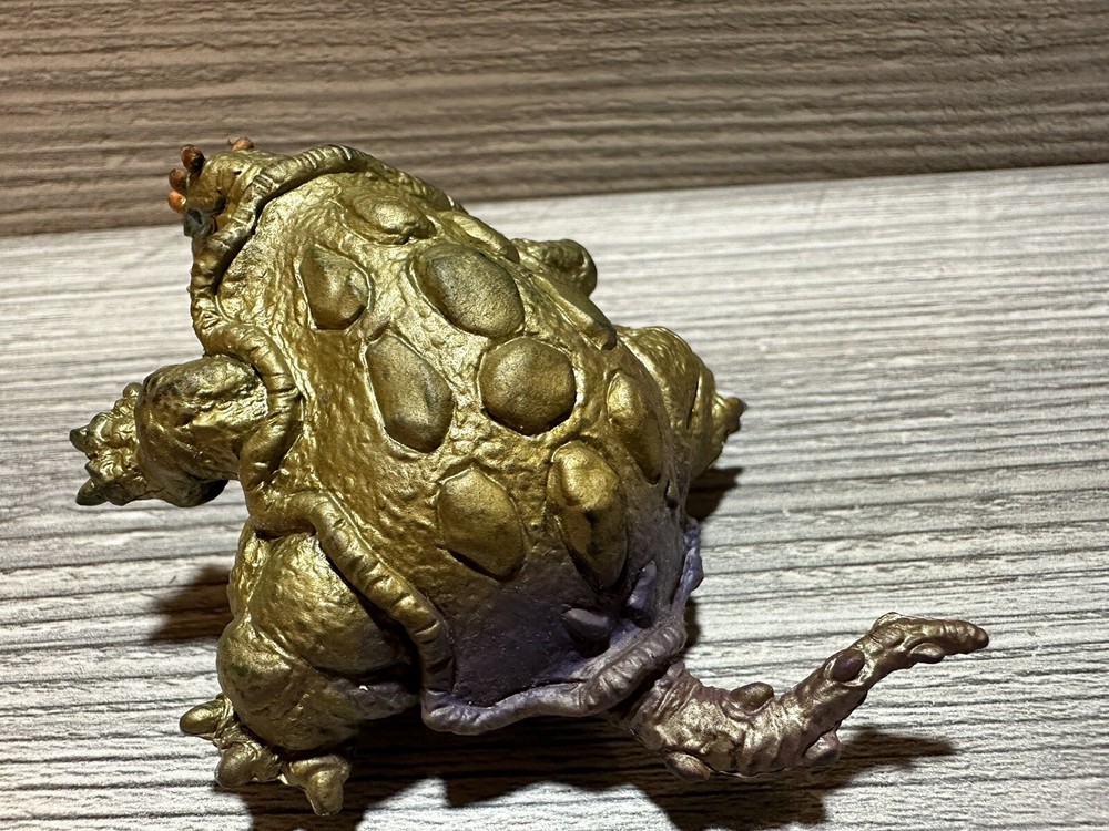Vintage GAMERA KO Monster Toy Rolling Figurine Godzilla Kaiju Turtle Pullback