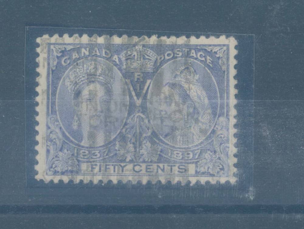 CANADA 1897 Jubilee issue 50 cents blue