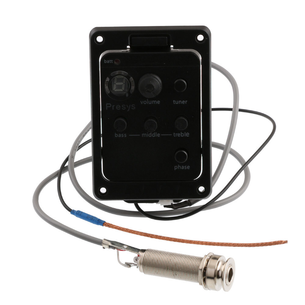 2 Sets PRESYS/AERO 101 Guitar Preamp EQ Tuner Piezo Pickup Equalizer System