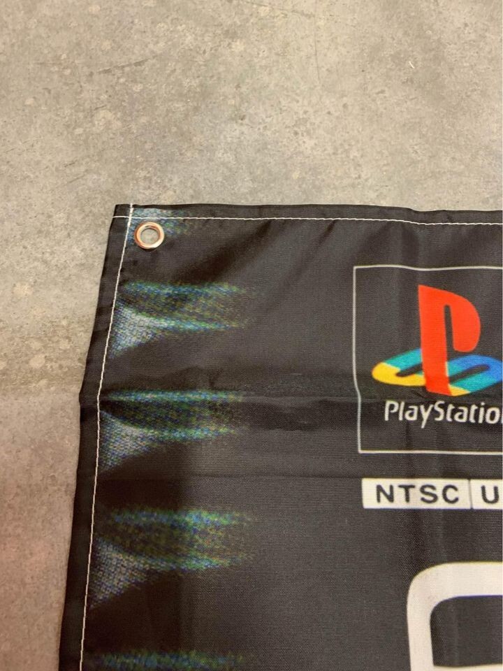 Metal Gear Solid Custom Wall Flag Tapestry 3 x 3 Ft, PS1