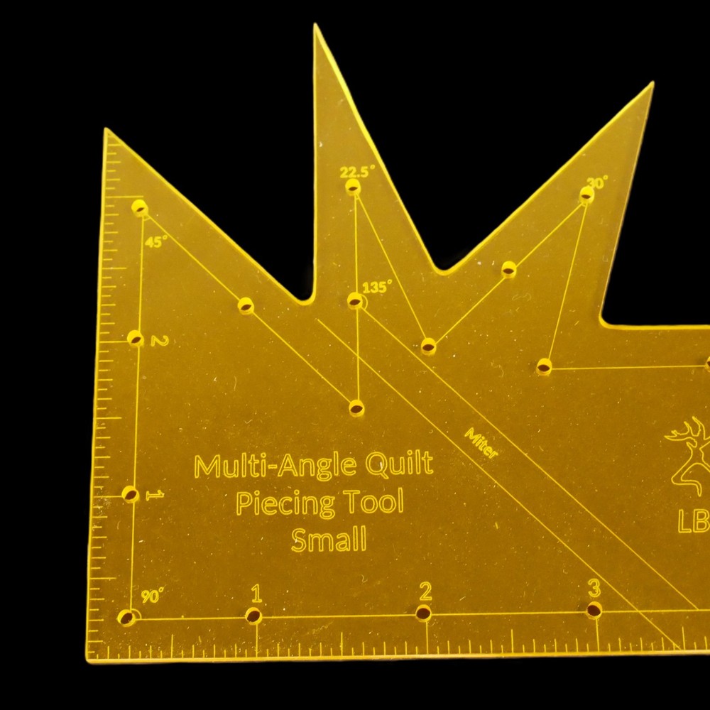 Multi-Angle Quilt Patchwork Paper Piecing Template Tool Acrylic 3 Sizes Avail