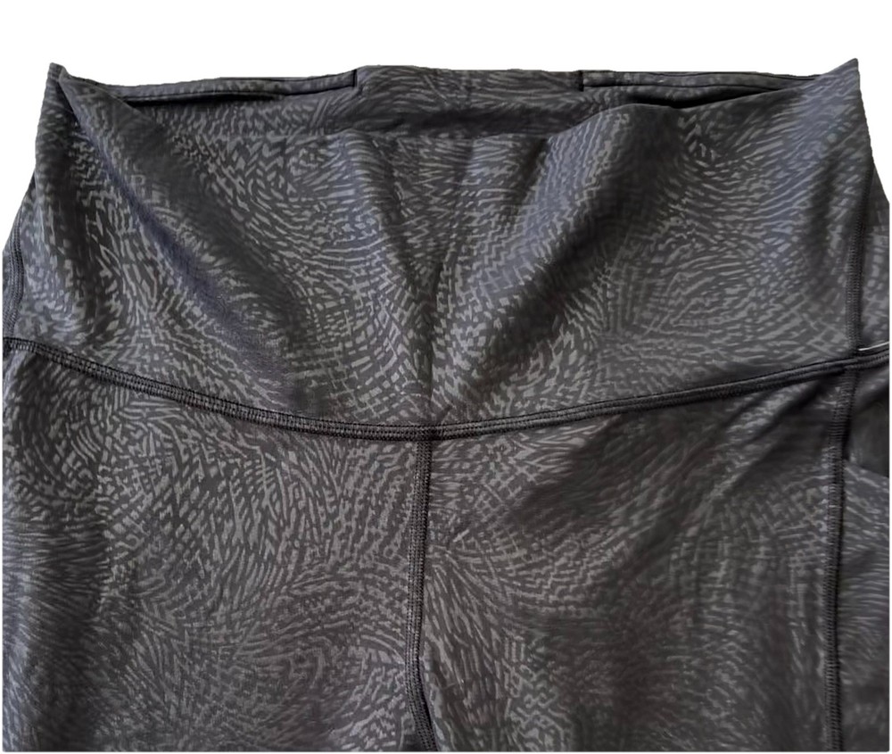 NWT🖤LULULEMON🖤SIZE 14🖤ALIGN HR 25” W/POCKETS🖤AUTHENTIC🖤RIPPLE EMBOSS BLACK