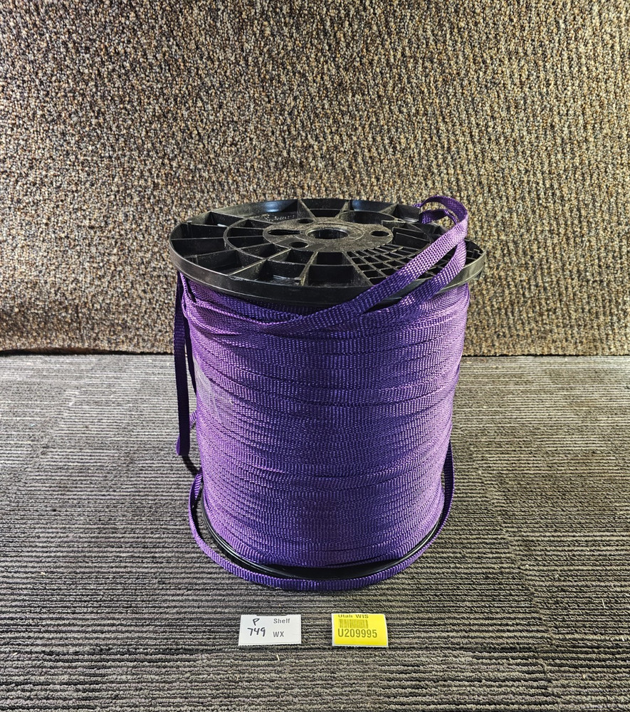 Cajun Pull Line 1/2" x 3000' Purple Polyester Pulling Tape 1200LB Break Strength