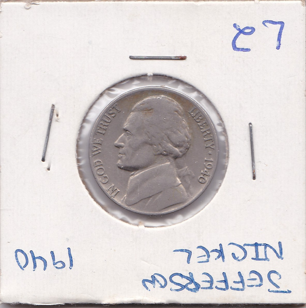 1940 Jefferson Nickel L2