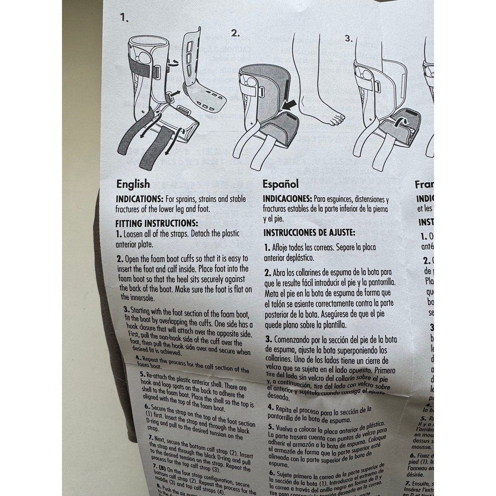 Breg Full Shell Genesis Walker Boot 4-strap