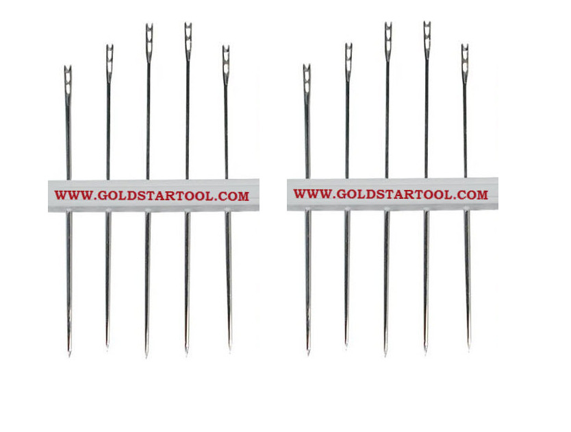 2 PACK Self Threading Needles 10 NEEDLES TOTAL SEWERS & QUILTERS EASY TO THREAD