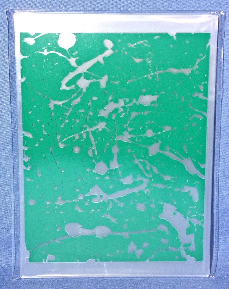 Diamond Press Embossing Folder Splatter Pattern Unique Design All New Free Ship