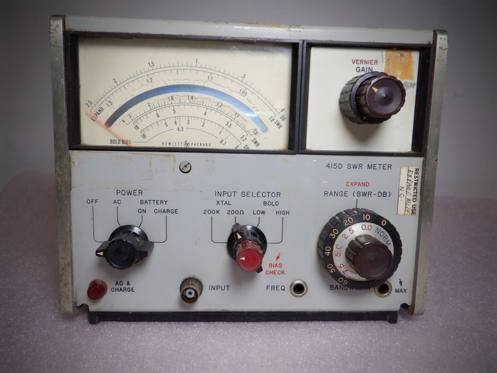 Hewlett Packard HP 415D SWR Meter