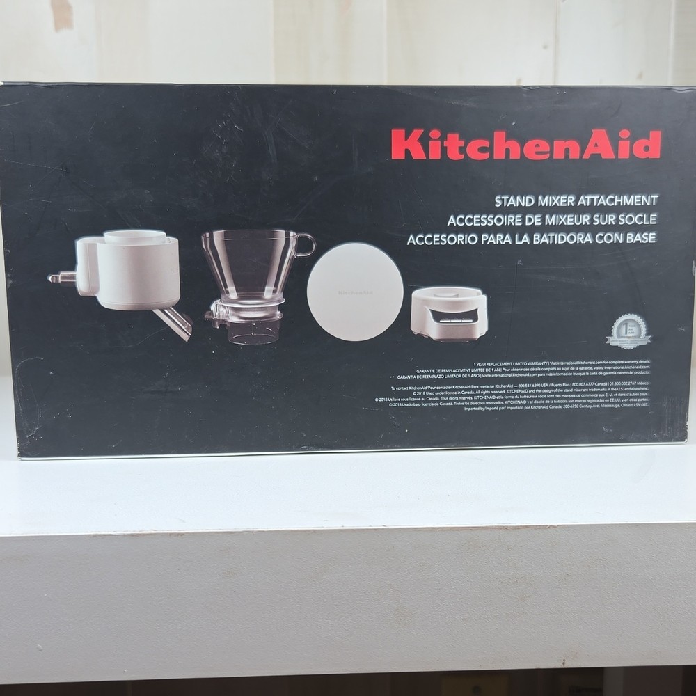 KitchenAid KSMSFTA Stand Mixer Attachment Sifter + Digital Scale White