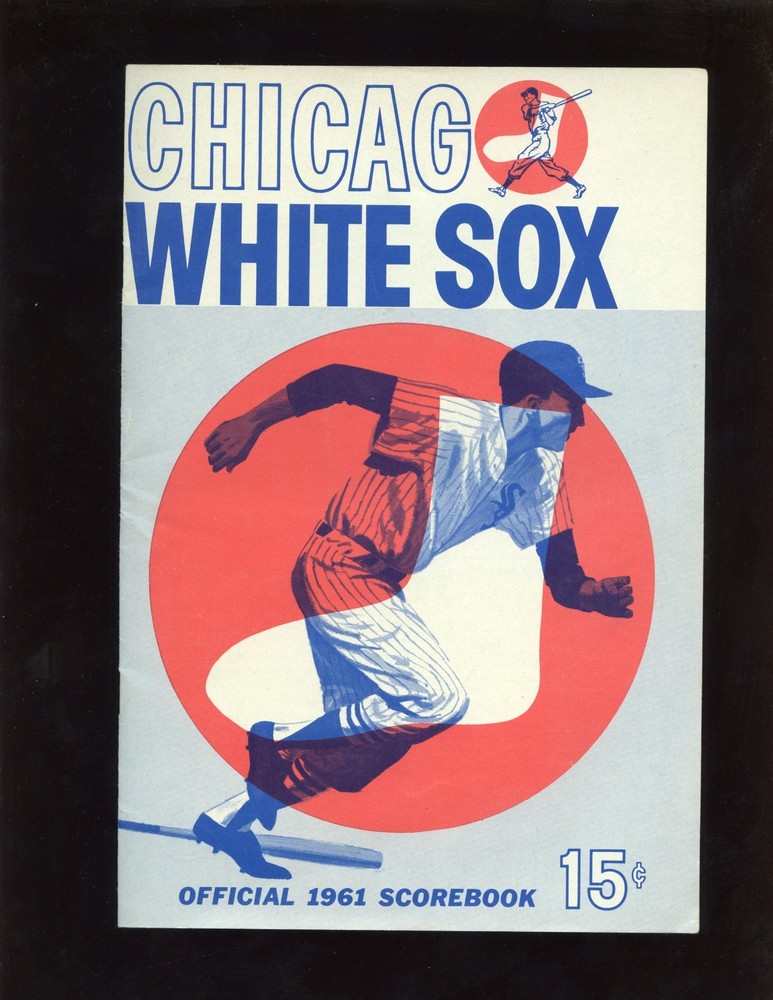 1961 through 1966  MLB Programs All Chicago White Sox 5 Different VGEX/EX