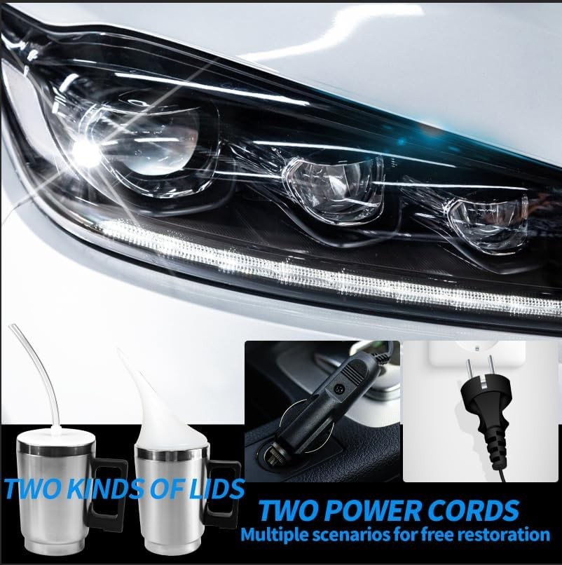 Headlight Restoration Kit, 800g Vapor Head Light...