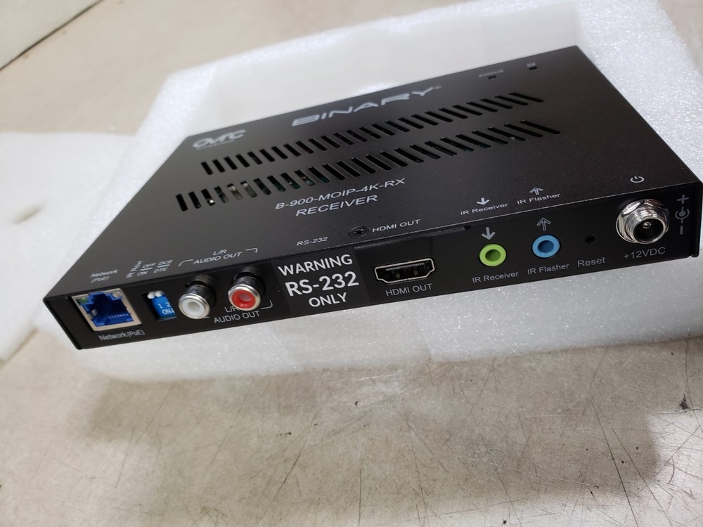 Binary 4K HDR RS-232 IR Control