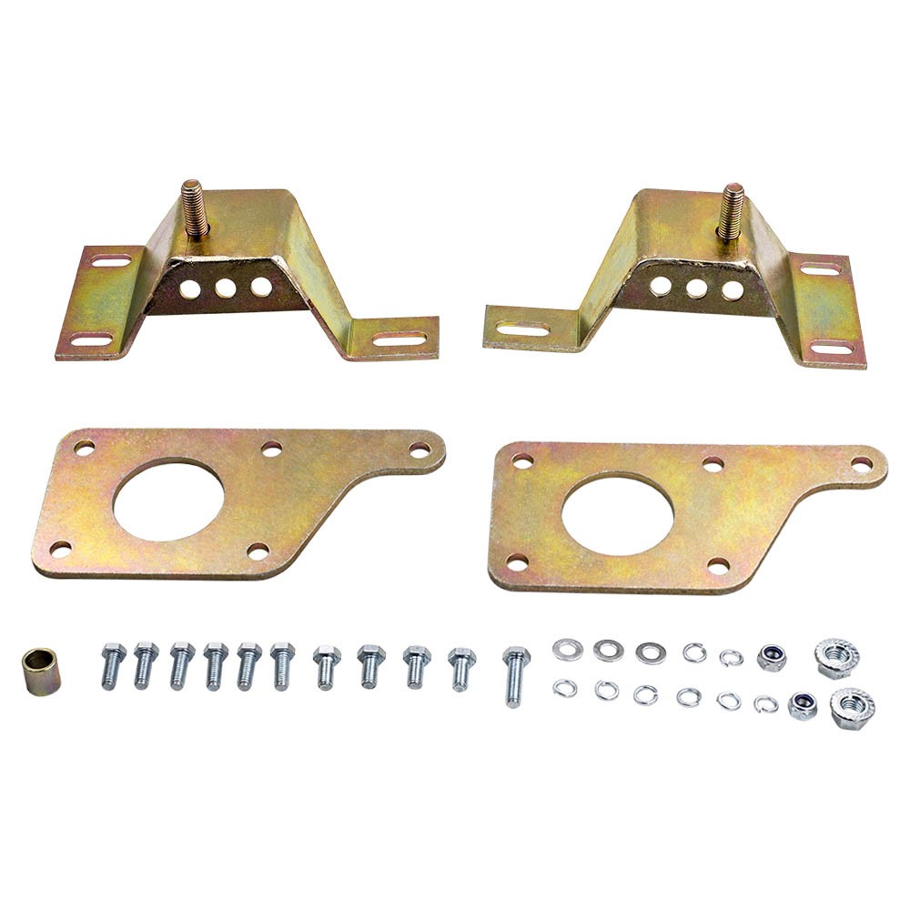 Solid Motor Mounts + Swap Adapter Plates fit for Mustang LS1 LS2 Model 3013-102