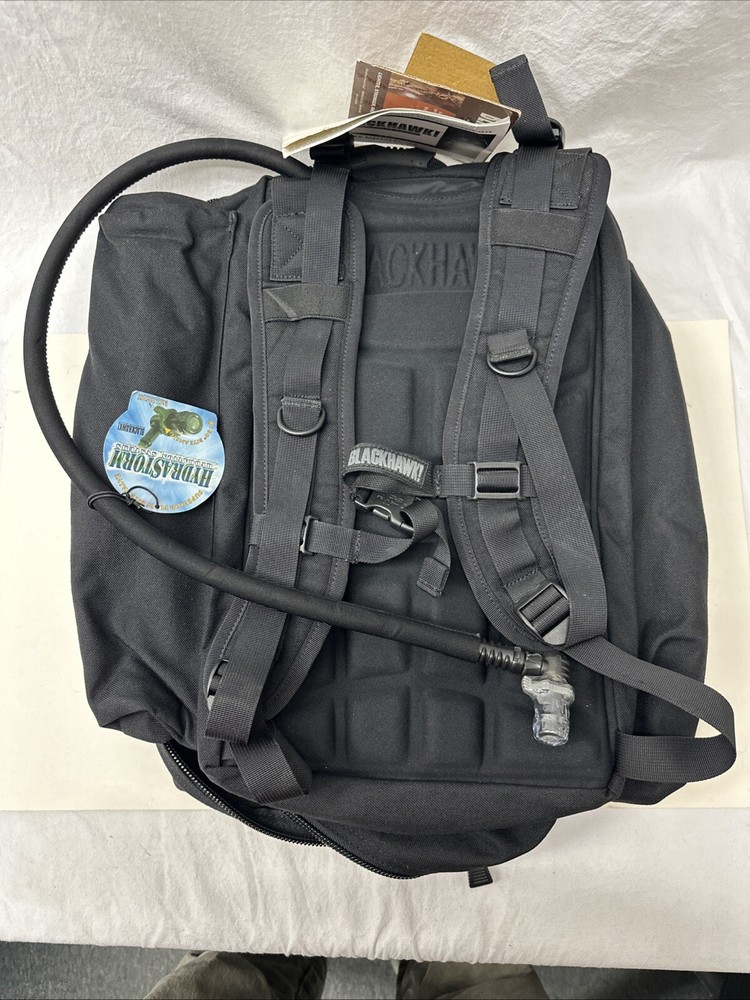 Old School Blackhawk M7 Med Pack Backpack Black IFAK Aid Hydrastorm