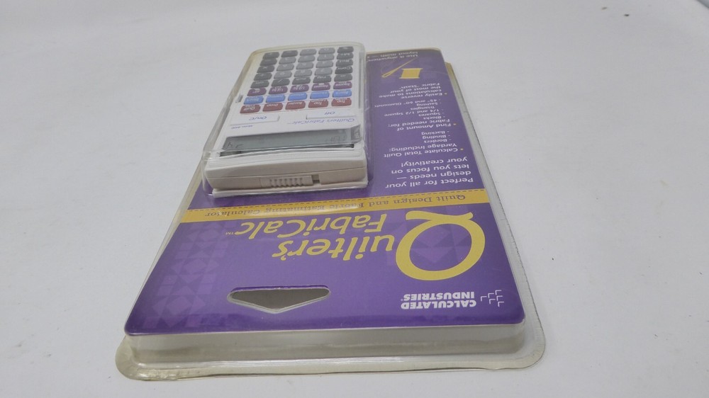 Quilter’s FabriCalc Quilt Design & Fabric Estimator NEW *READ DESCRIPTION*