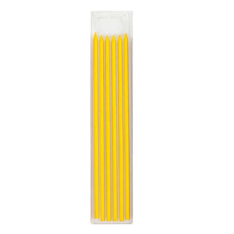 Solid Carpenter Pencil 6Refill Leads forConstruction Built-in Sharpener Drawing✔